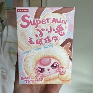 BRAND NEW Baby Three Super Mini Bunny Series Sealed Blind Box - 100% Authentic!
